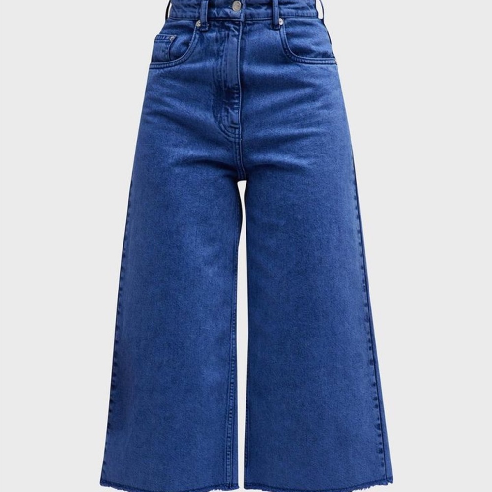 NWT Moschino Crop Flare Jeans